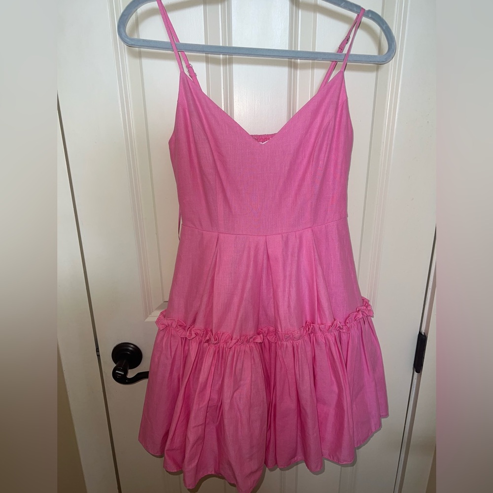 Pink Sleeveless Summertime Dress
